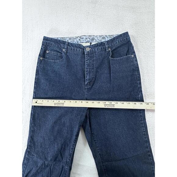 Appleseeds Jeans 12 Boot Cut Womens Dark Blue Denim Stretch - Picture 3 of 6